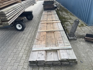 Ca. 44x Douglas Wisselsponning/Halfhoutsrabat, 18x190mm, lengte 600cm